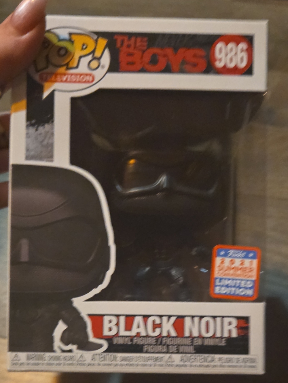 Funko Black Noir Pop! Vinyl Figure - Black with Red Accents